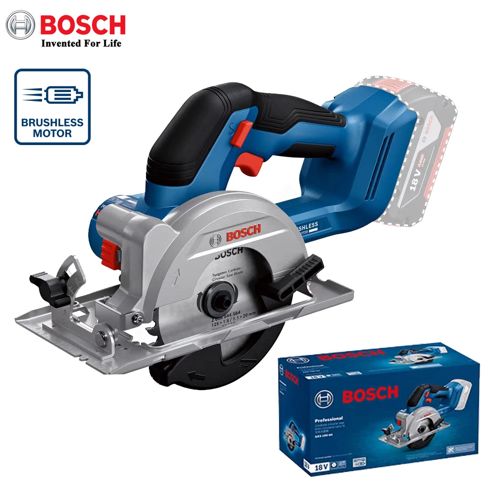 Woodworking Machine - เลื่อยวงเดือนไร้สาย Bosch รุ่น GKS18V-44 สำหรับงานไม้ในครัวเรือน ขนาด