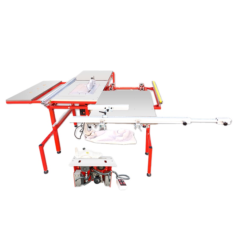 Woodworking Machine - เครื่องเลื่อยไม้พกพาคุณภาพสูงแบบพับได้อเนกประสงค์ สำหรับเลื่อยขอบ ตัด ต่อ และกัด เหมาะสำหรับงานไม้