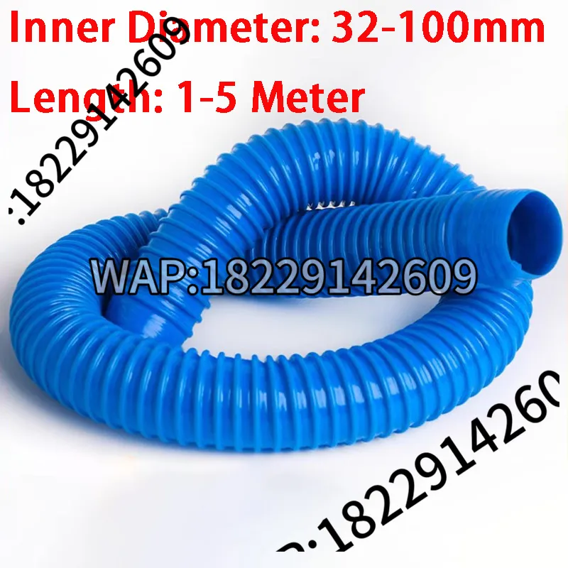 Woodworking Machine - 30-100 มม. ท่อดูดฝุ่นแบบสูญญากาศ PVC ท่อเก็บฝุ่นอุตสาหกรรมงานไม้เครื่องแกะสลักท่อเก็บฝุ่น 1-5