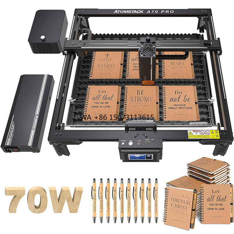 Woodworking Logo - เครื่องแกะสลักเลเซอร์ ATOMSTACK A70 X70 Pro 70W