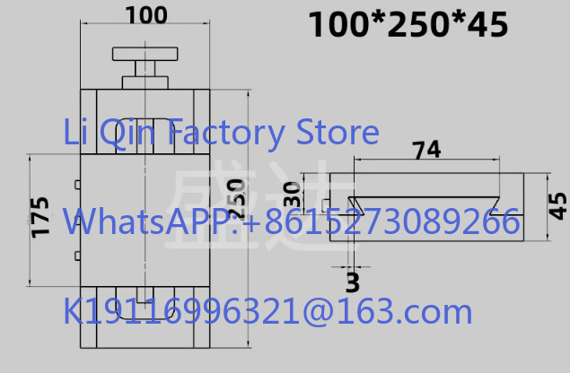 Woodworking Machine - แท่นเลื่อนแบบสกรูพร้อมมือหมุน แผ่นลื่นไถล รางเลื่อนแบบเส้นตรง เครื่องจักรงานไม้ รางเลื่อนแบบเส้นตรง
