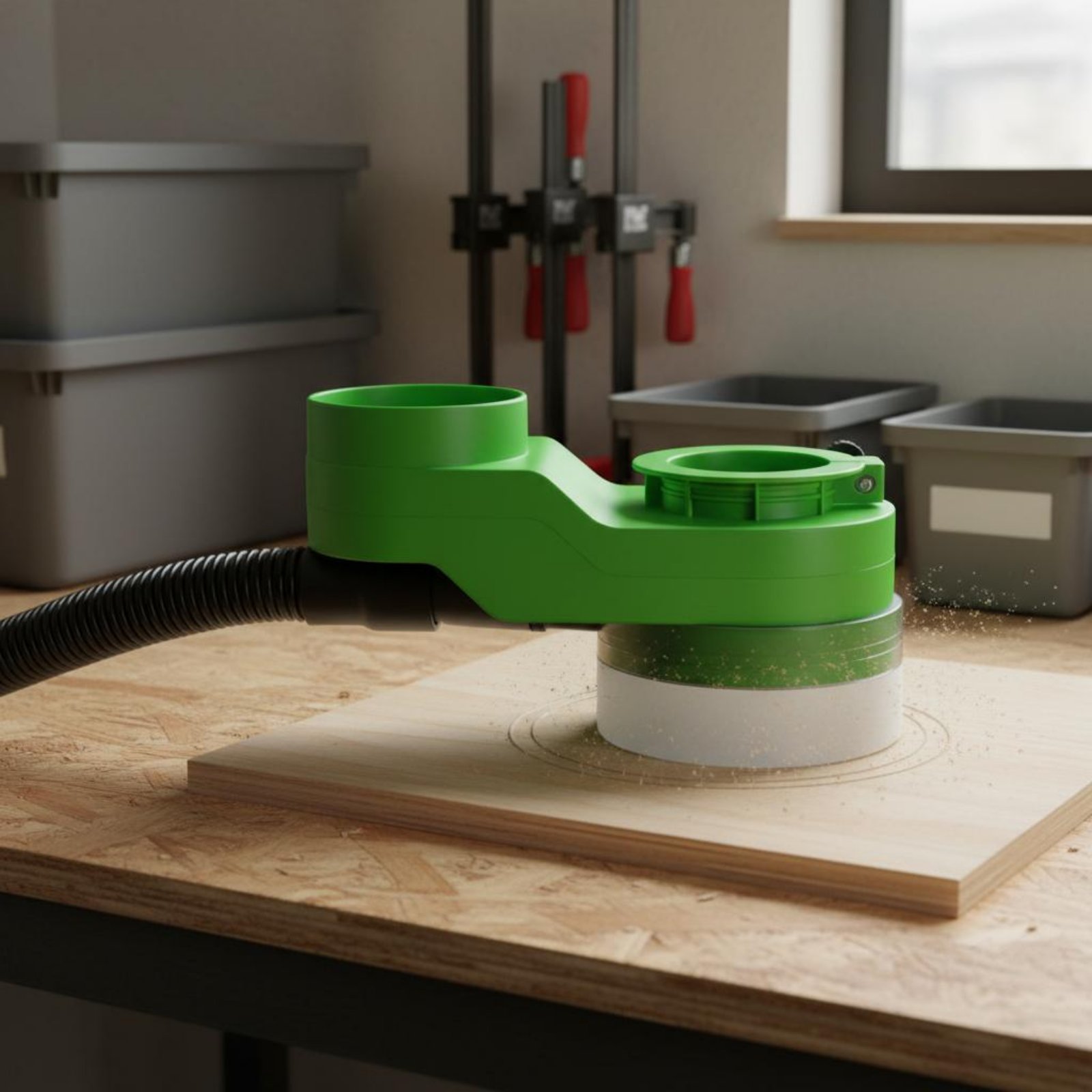 ฝาครอบกันฝุ่นแกนหมุน ฝาครอบดูด - Woodworking Machine บทวิจารณ์และราคา