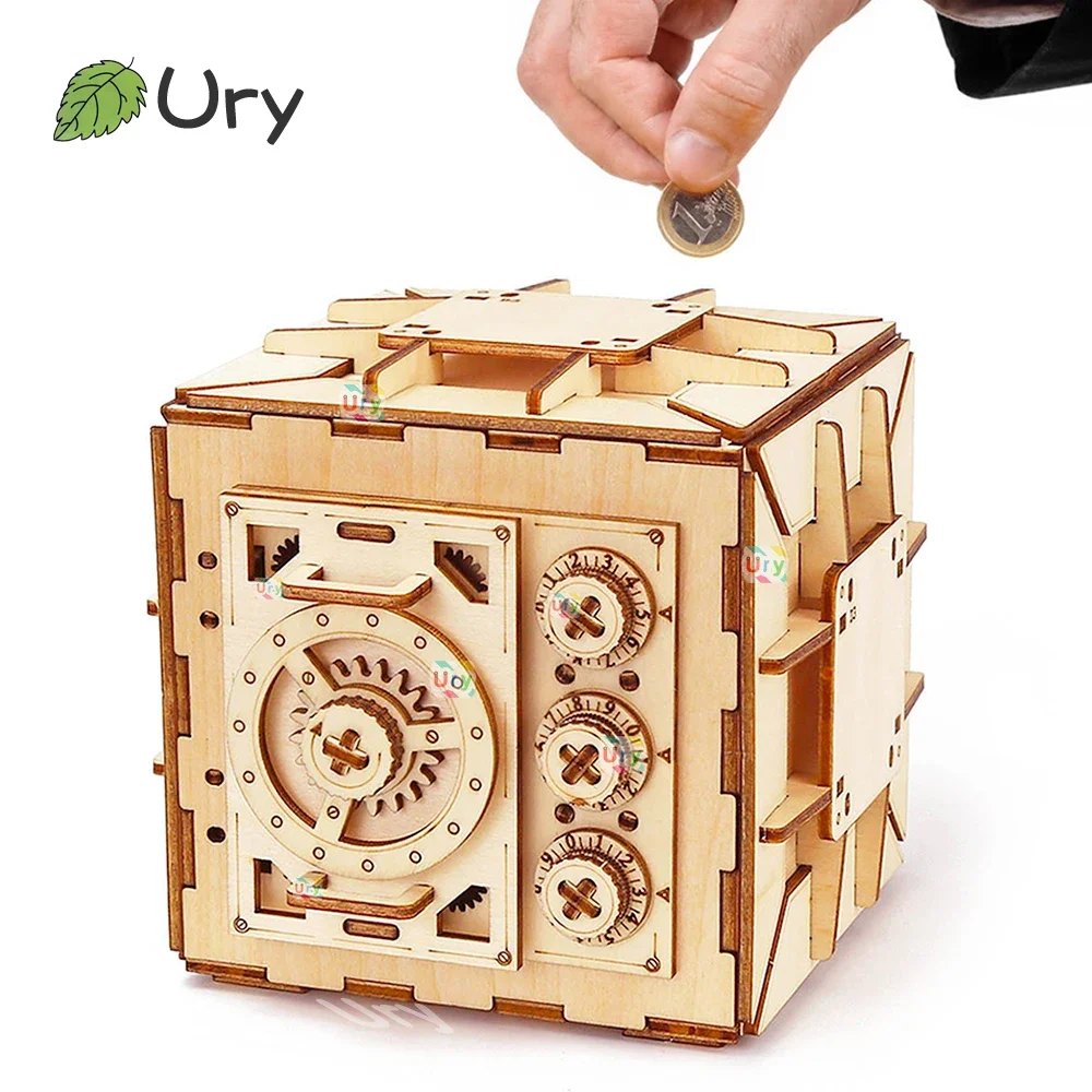 URY 3D ปริศนาไม้รหัสผ่านสมบัติ - Woodworking Women บทวิจารณ์และราคา