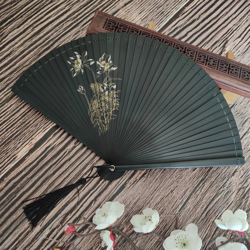 สไตล์จีนไม้ไผ่คลาสสิกพัดลมLady - Woodworking Women บทวิจารณ์และราคา