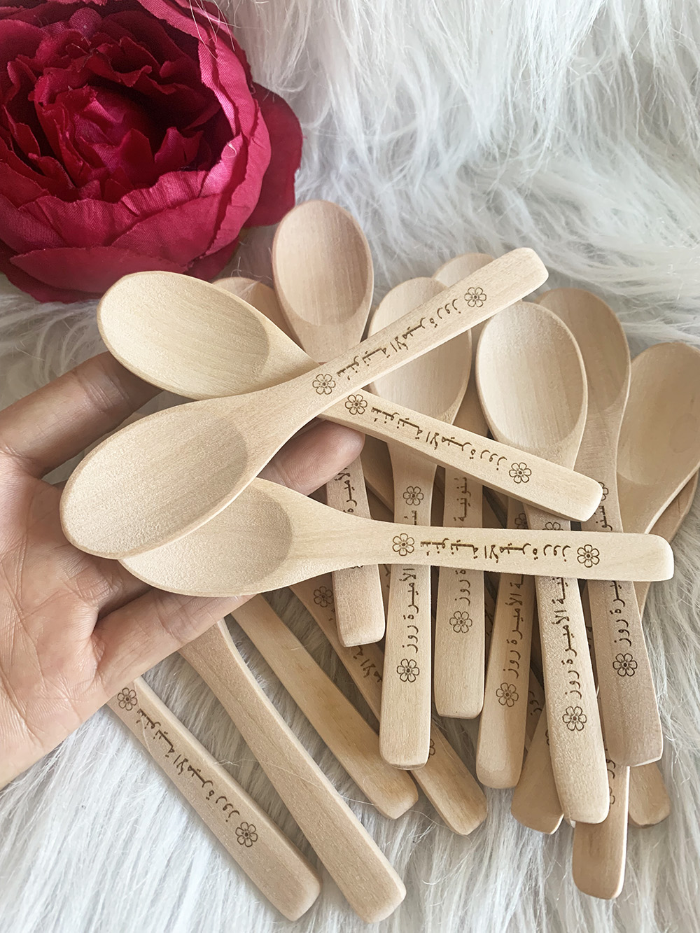 ช้อนไม้สลักชื่อ ช้อนน้ำผึ้ง ช้ - Woodworking Logos บทวิจารณ์และราคา