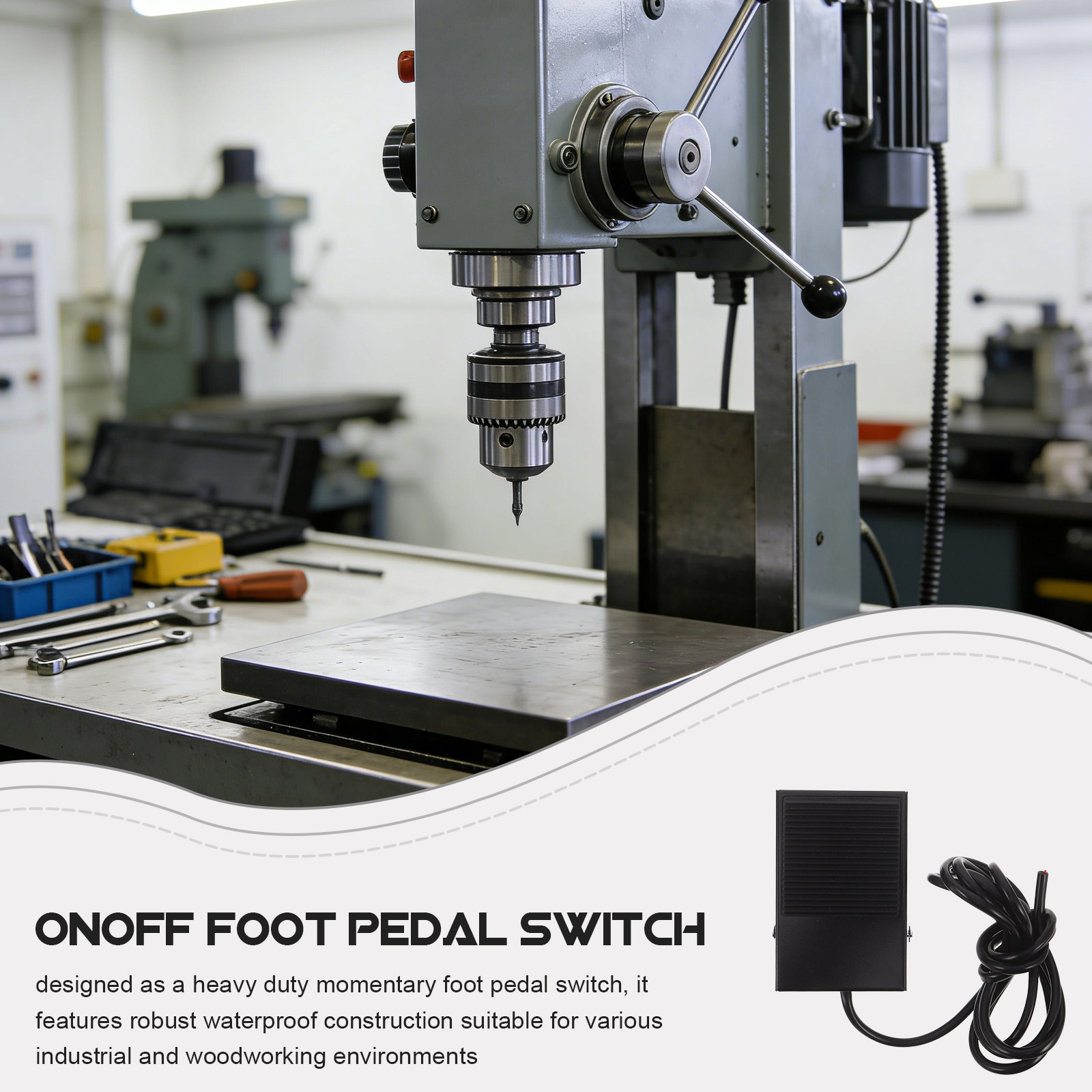 สวิตช์เท้าแบบกดติดปล่อยดับ สำห - Woodworking Machine บทวิจารณ์และราคา