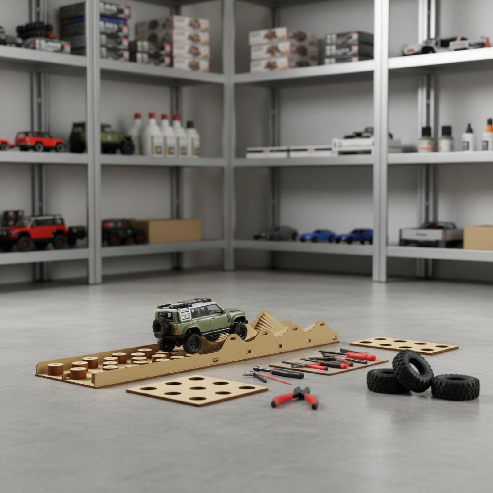 สนามแข่งรถบังคับวิทยุแบบปรับแต - Woodworking Hobbies บทวิจารณ์และราคา