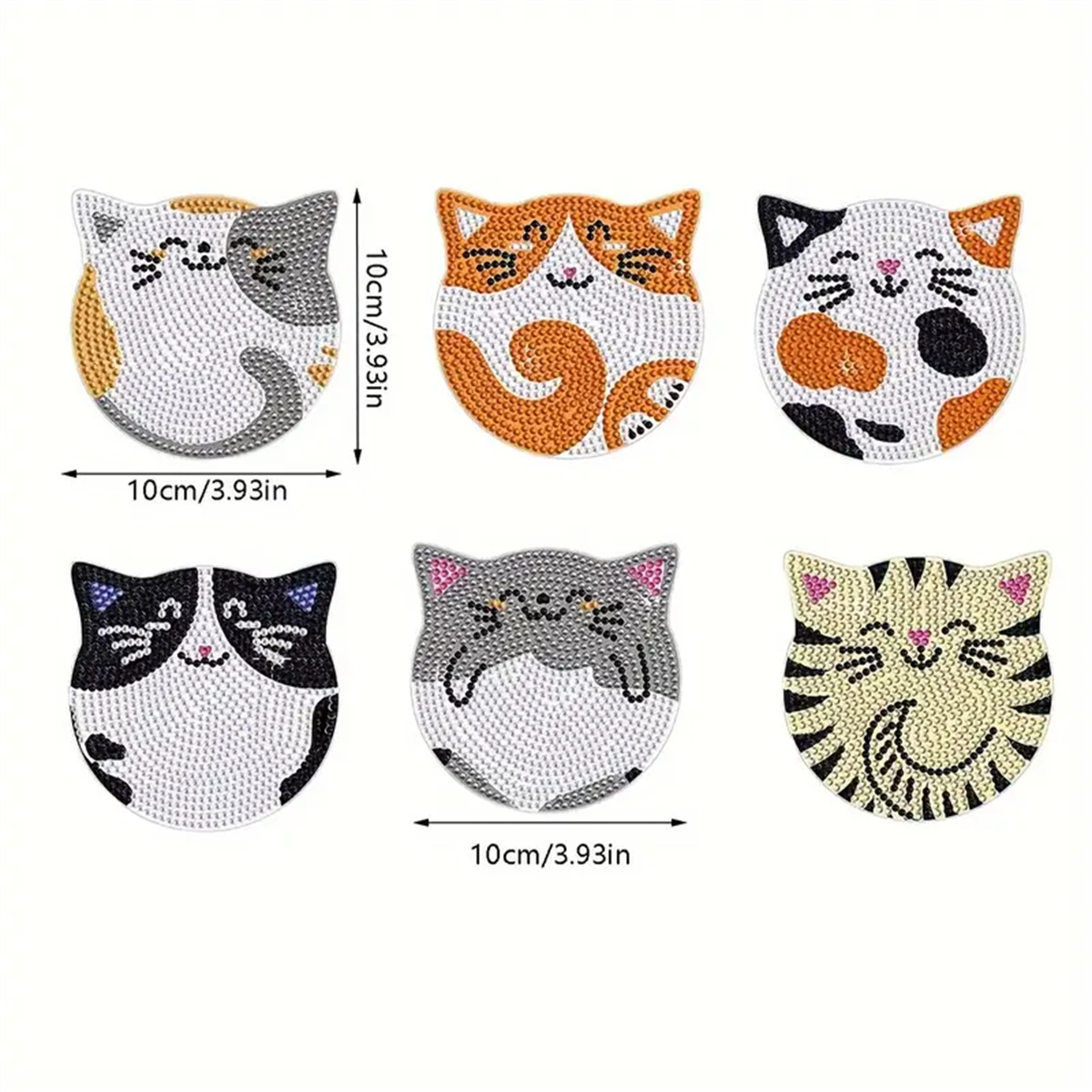 6 ชิ้น/เซ็ต DIY Cat Rhinestone - Woodworking Hobbies บทวิจารณ์และราคา