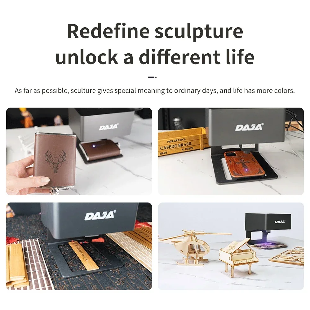 DAJA เลเซอร์แกะสลัก CNC DIY DJ - Woodworking Logo บทวิจารณ์และราคา