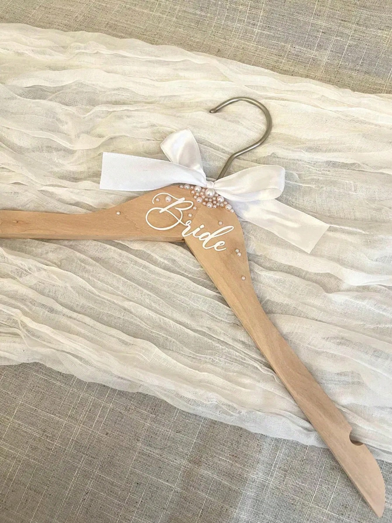 ไม้แขวนเสื้อเจ้าสาวประดับมุกเท - Woodworking Women บทวิจารณ์และราคา