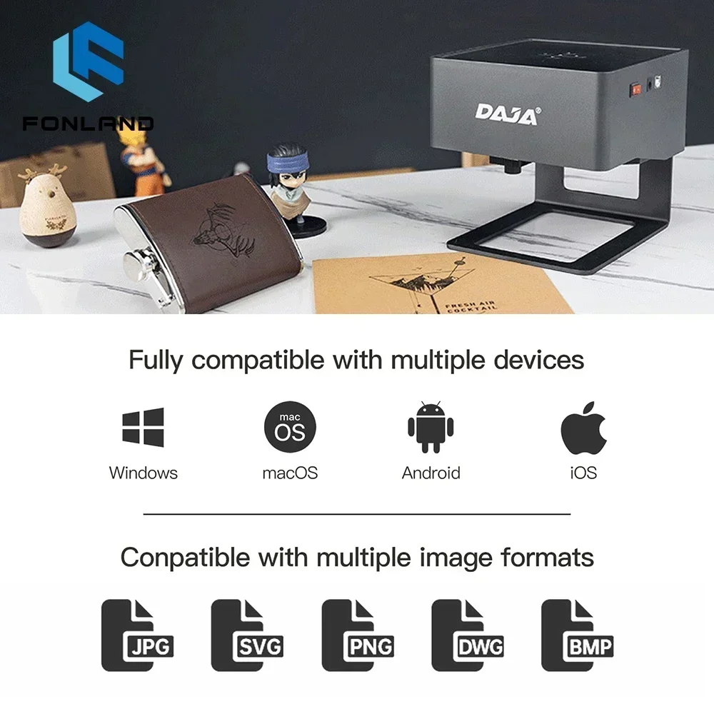 FONLAND DJ6 เลเซอร์แกะสลัก CNC - Woodworking Logo บทวิจารณ์และราคา
