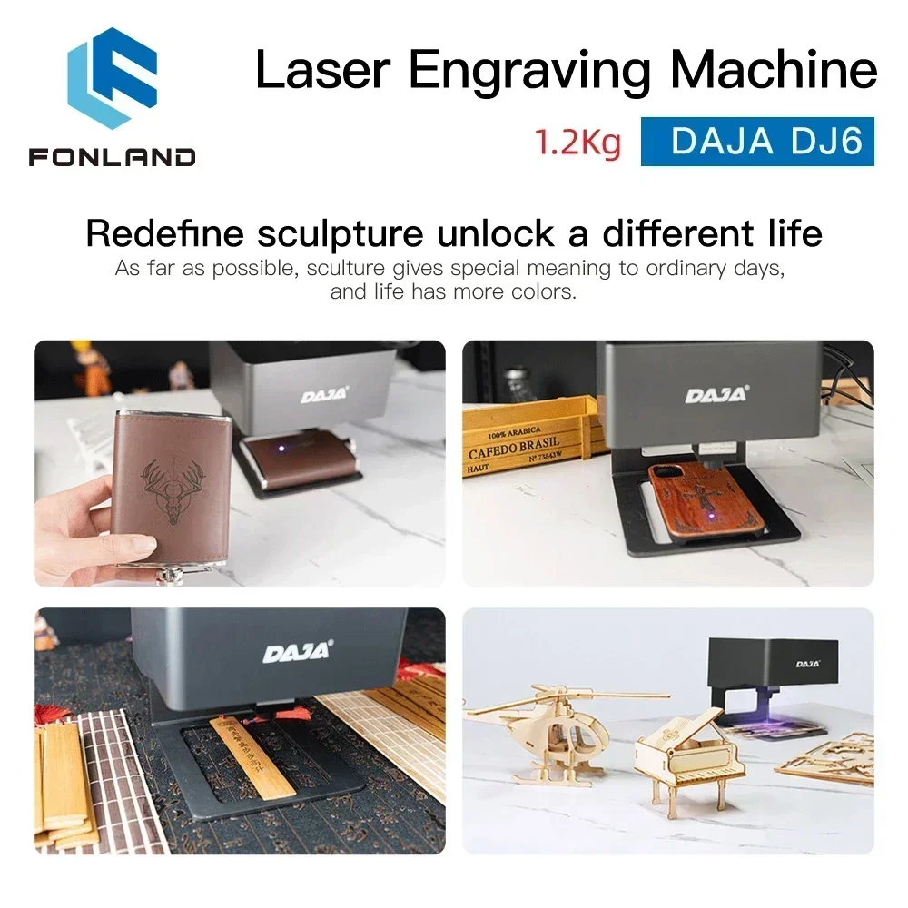 FONLAND DJ6 เลเซอร์แกะสลัก CNC - Woodworking Logo บทวิจารณ์และราคา